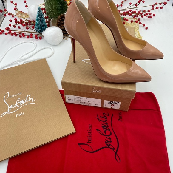 Women’s Christian Louboutin Pigalle Follies 100 size 39 made in Italy - Picture 9 of 10